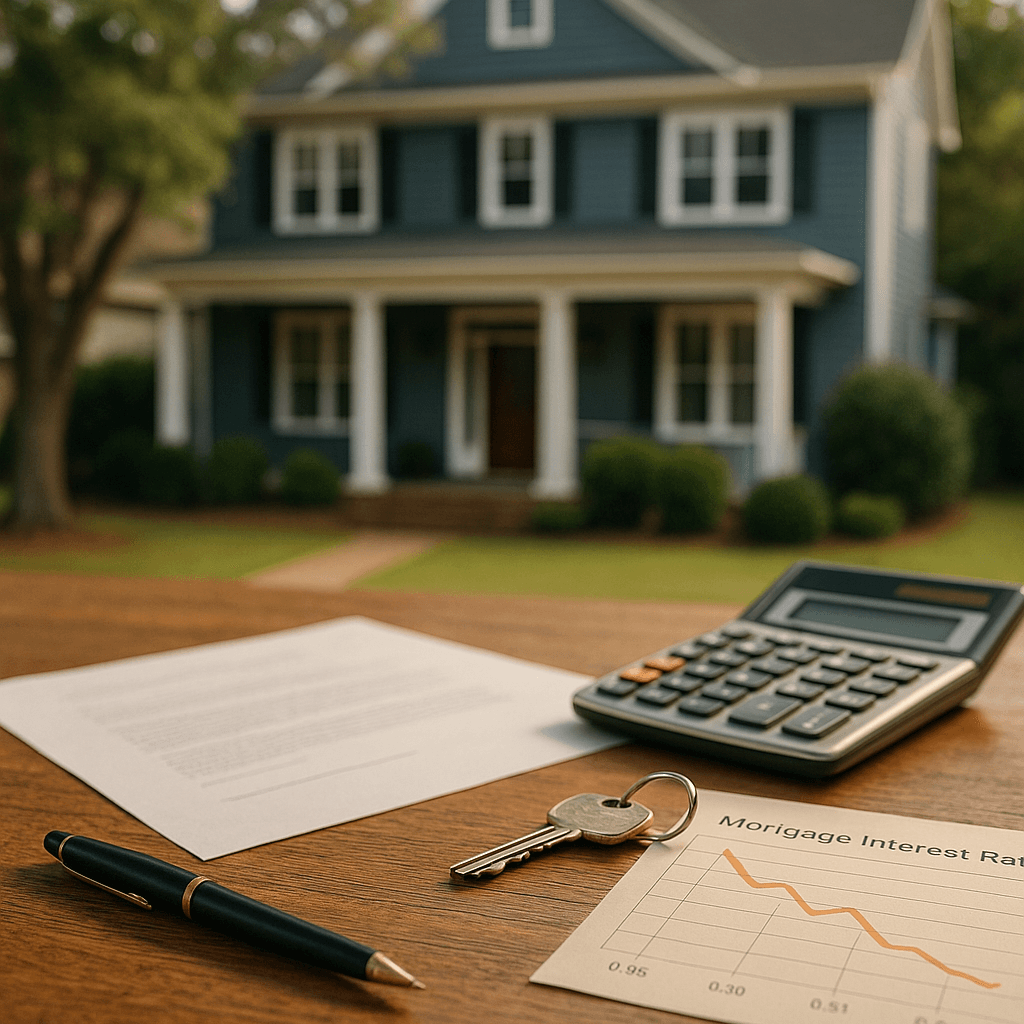 Line chart of Freddie Mac data showing mortgage rates cross 6.6% claims are false for Georgia homebuyers